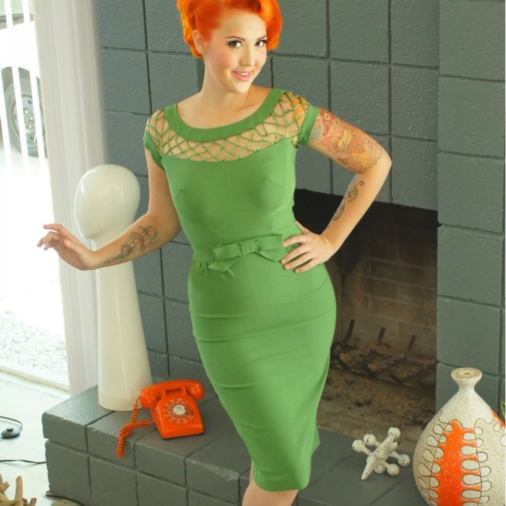XL Green Alina Wiggle Dress